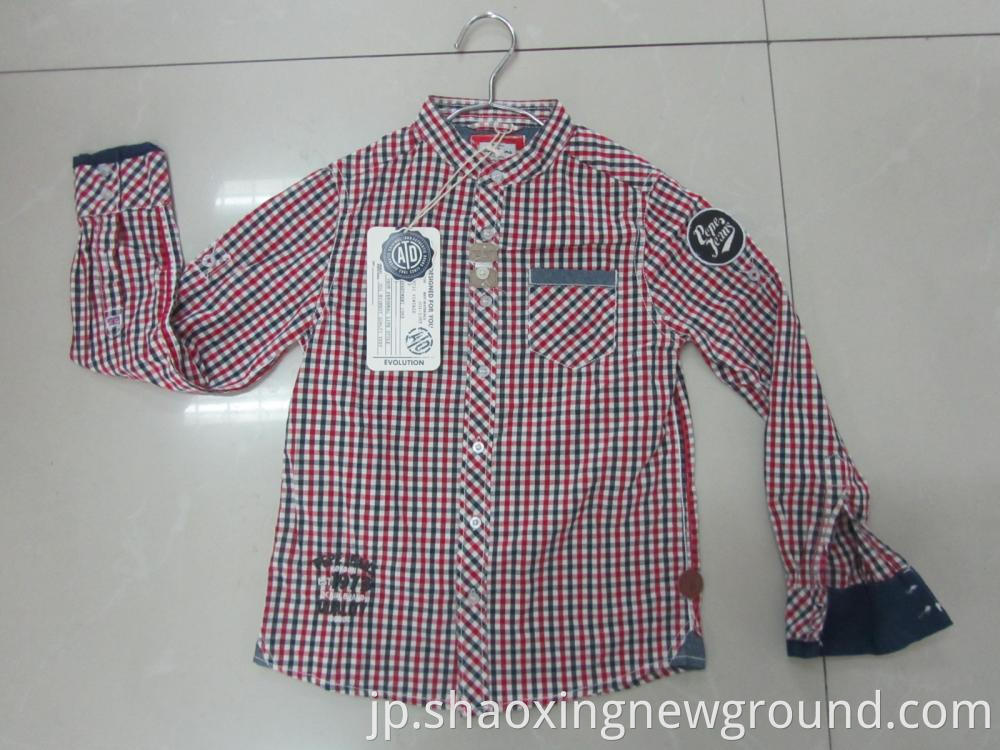 cotton check shirt